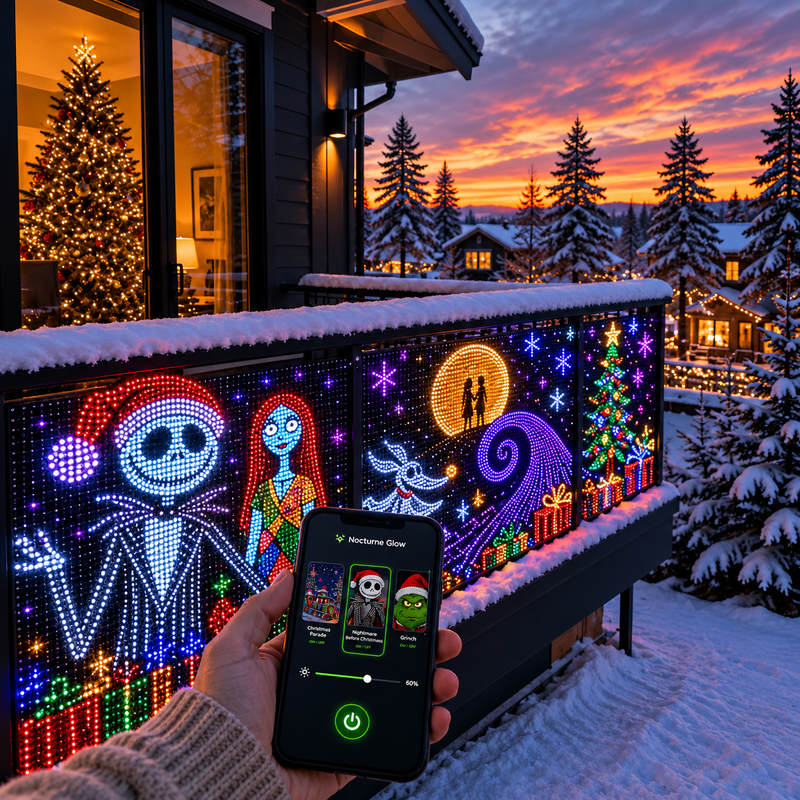 Smart Christmas Curtain By Aliko