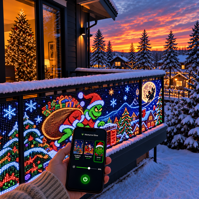 Smart Christmas Curtain By Aliko